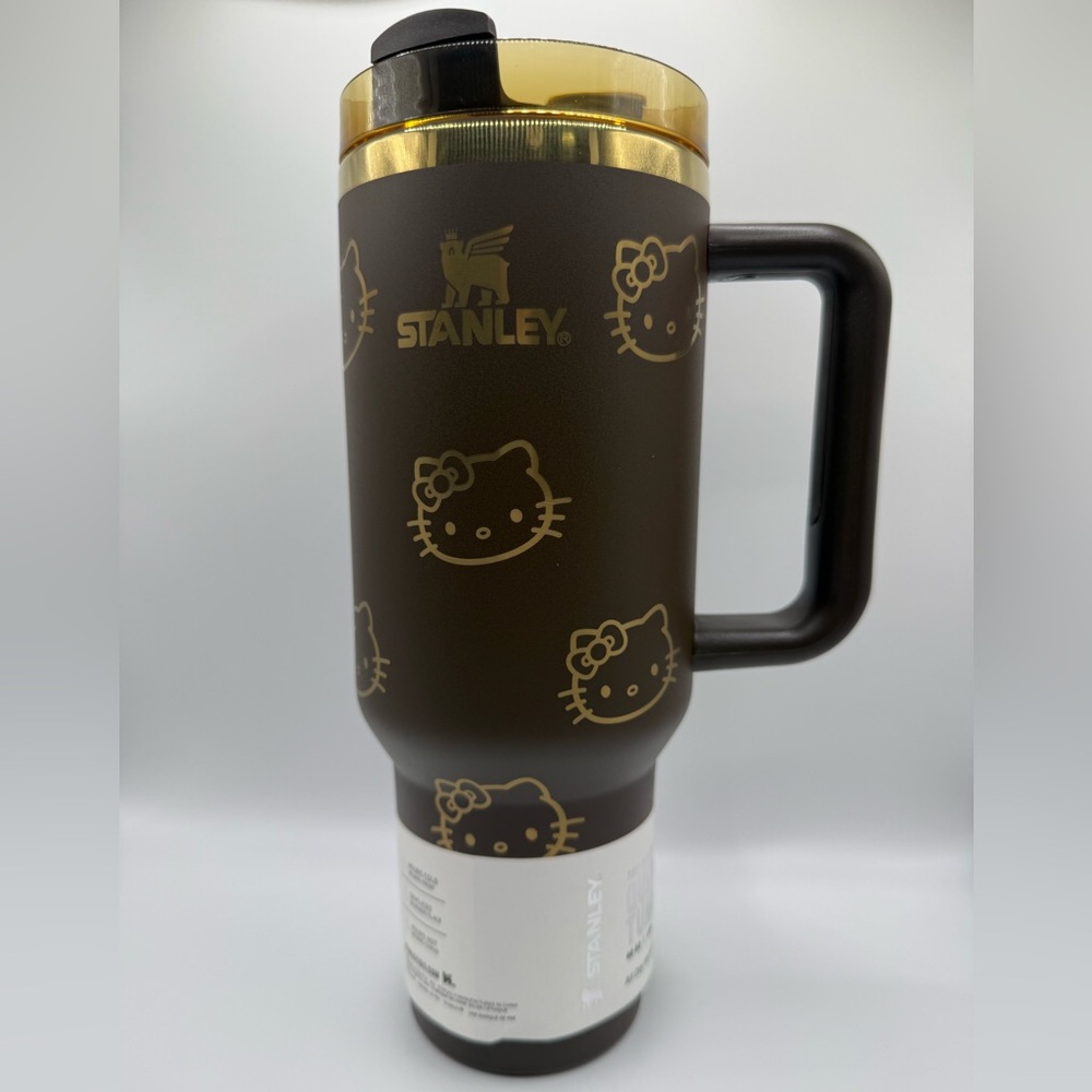 Stanley Brown and Gold Hello Kitty Tumbler- 40 onz - Picture 3 of 13